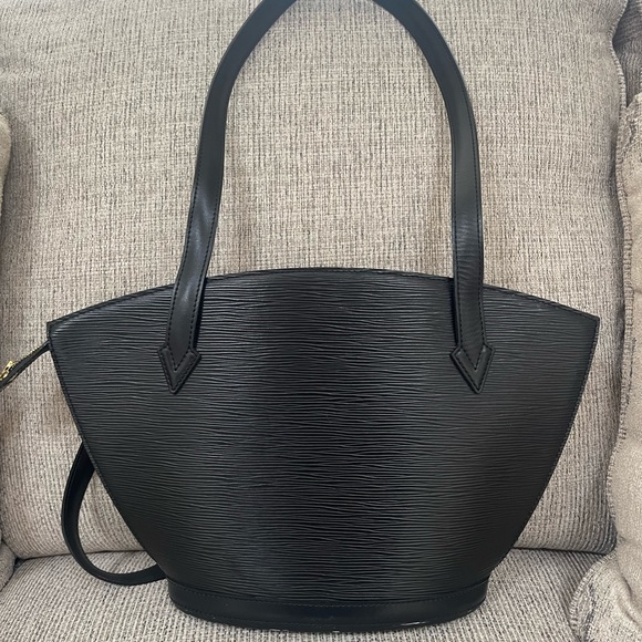 Saint Jacques Epi Leather Shopping Tote Bag - Picture 13 of 16